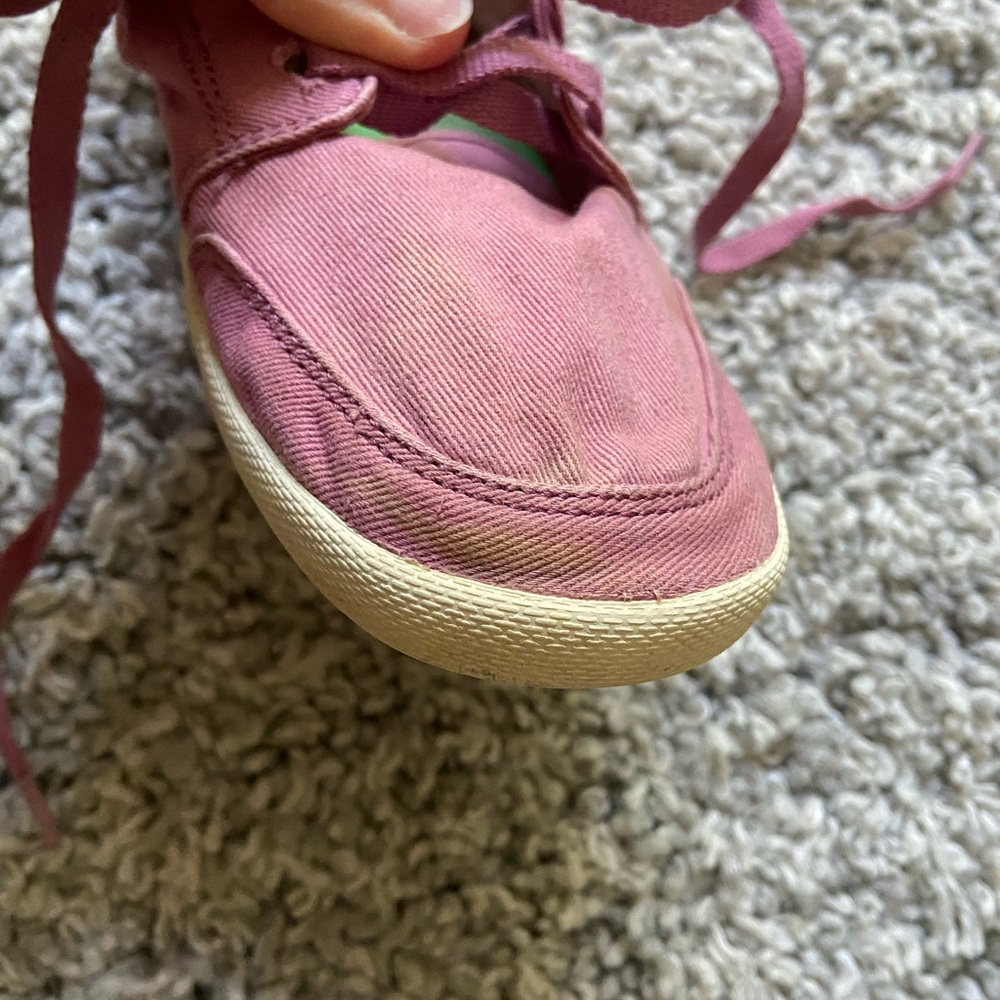 Sanuk Unisex-Child Lil Vagabond Lace Sneaker size 2 - Picture 3 of 12
